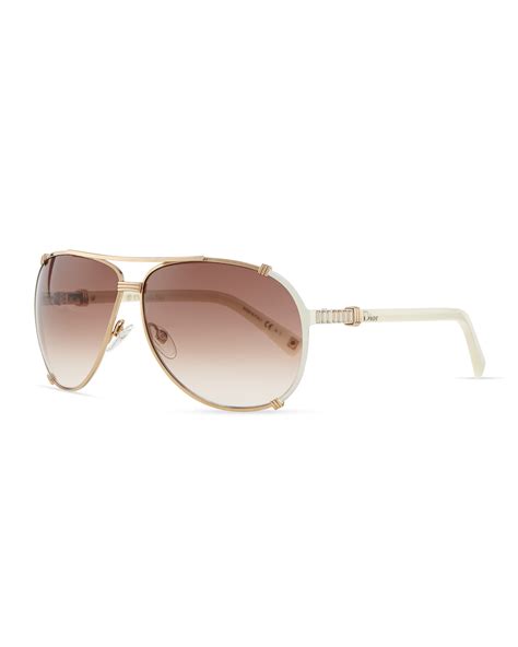 Dior Chicago 2 Strass Aviator Sunglasses 